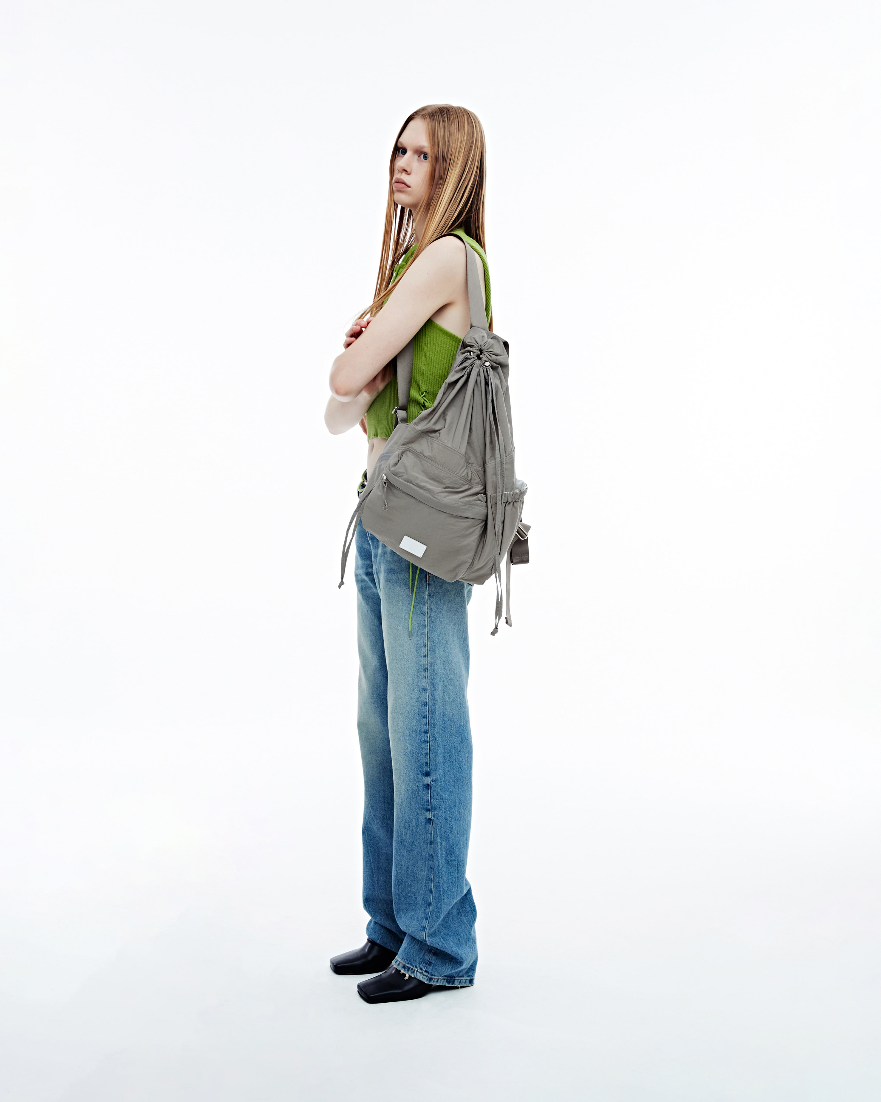 [韓国人気］DRAWSTRING BACKPACK