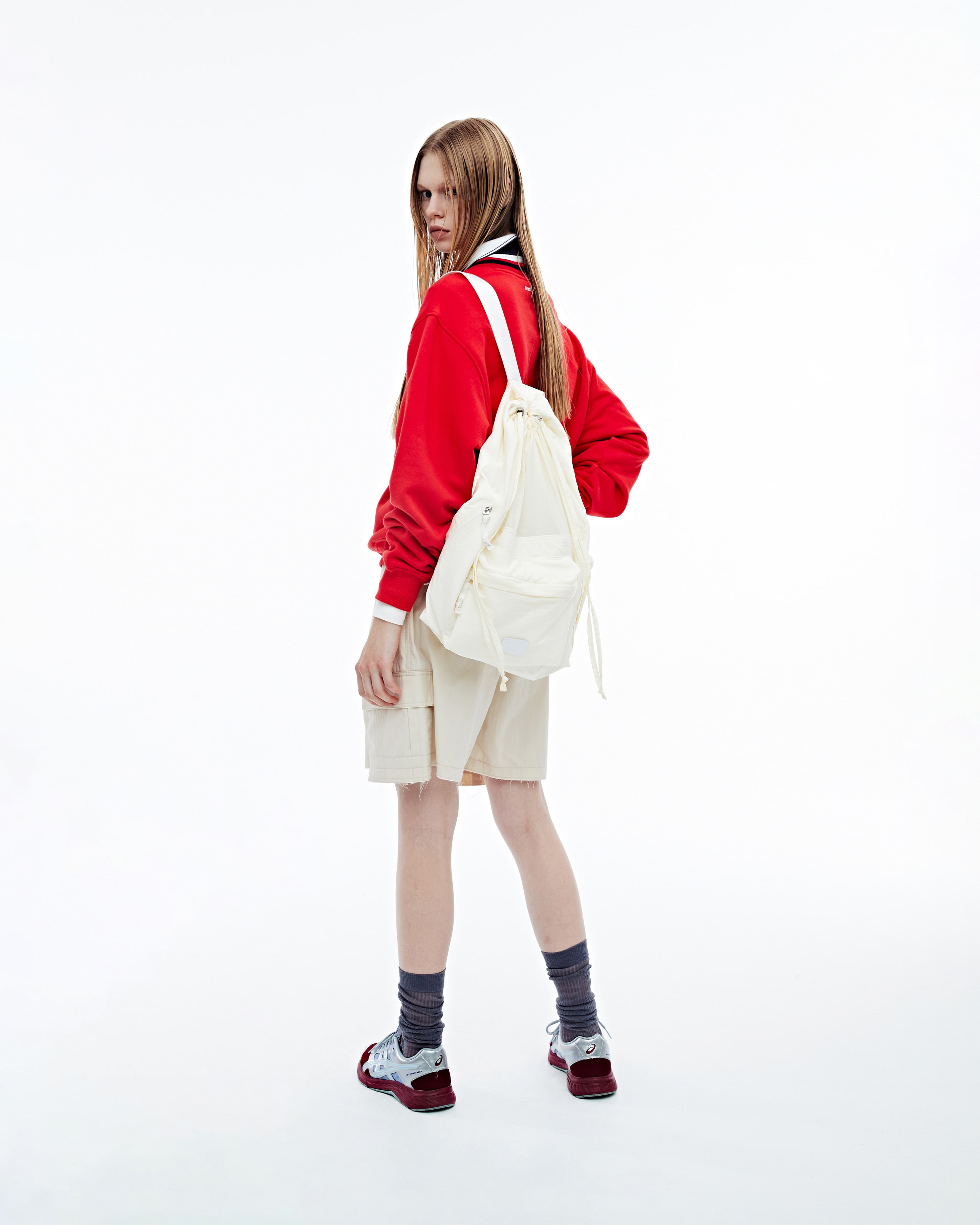 [韓国人気］DRAWSTRING BACKPACK