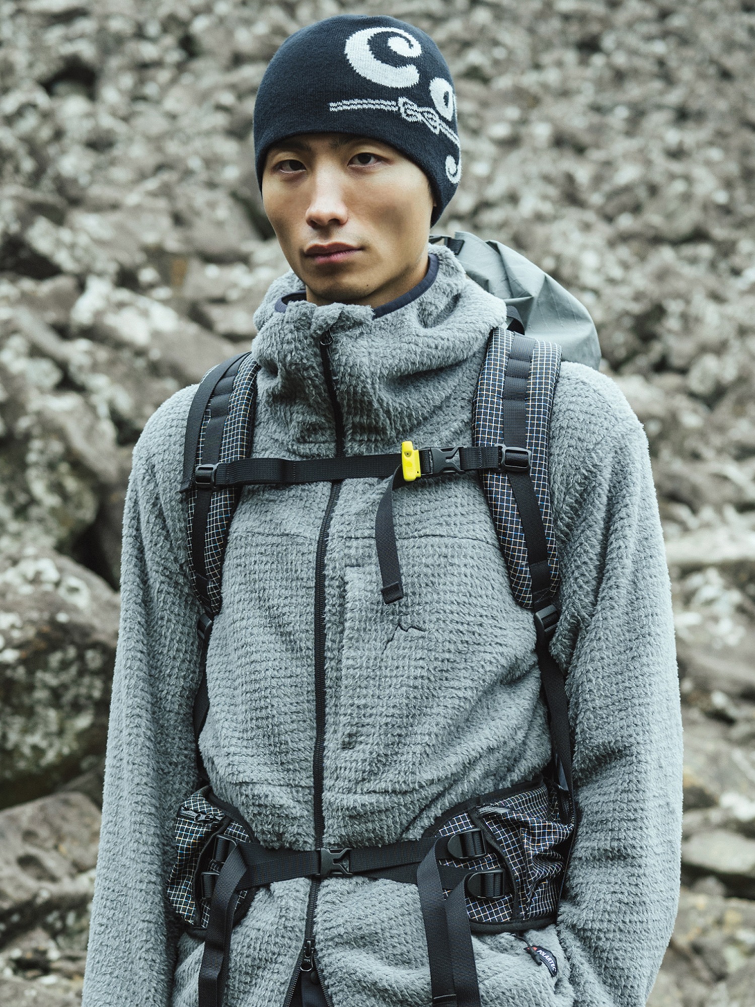 【CAYL】 ROPE BEANIE SHORT : BLACK 【CAYL】 ROPE BEANIE SHORT : BLACK