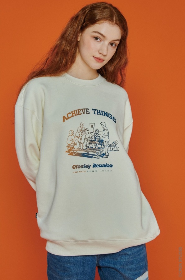 【CPGN STUDIO】The dice Embroidery Brushed Sweatshirt CPGN STUDIO】The dice Embroidery Brushed Sweatshirt (CPGN