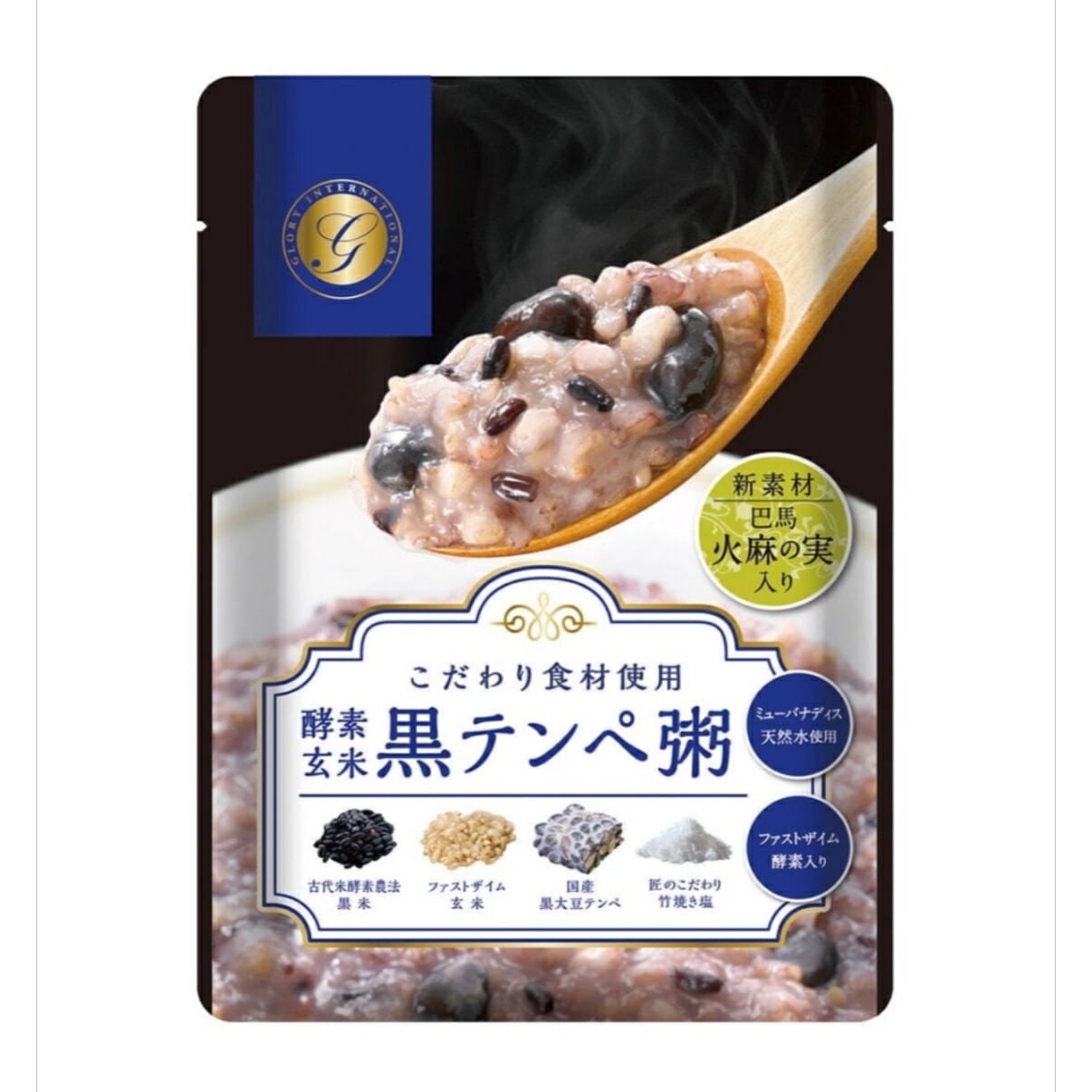 Qoo10] ファストザイム 酵素玄米黒テンペ粥 25