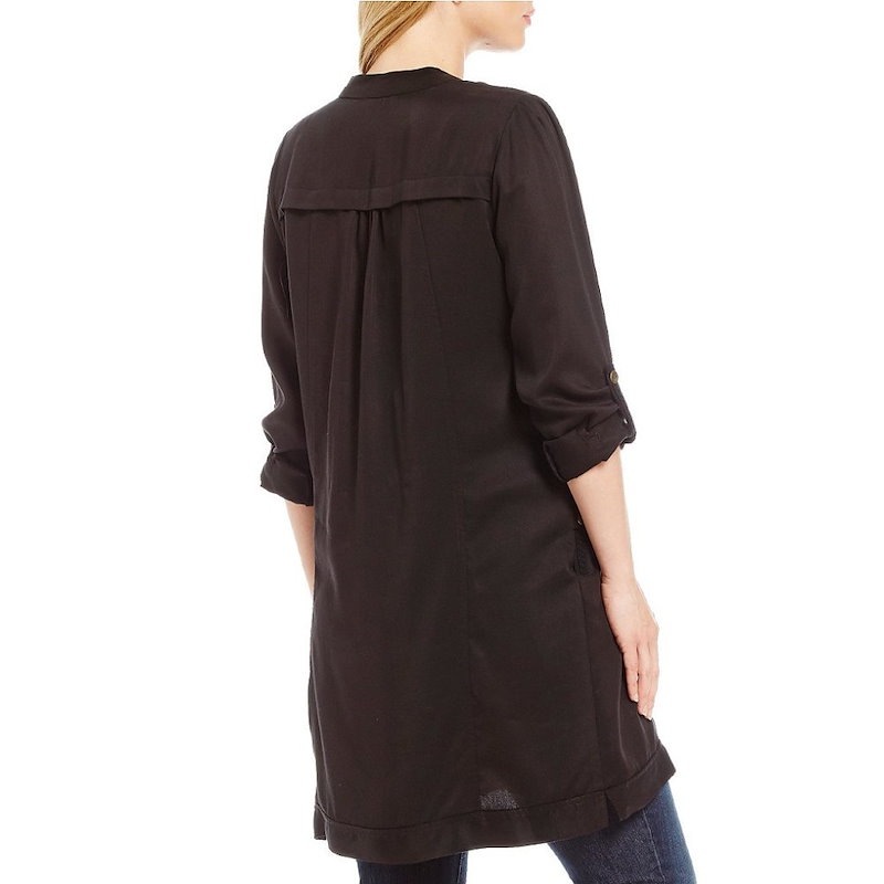 チェルシー&セオドア レディース トップス ブラウス・シャツ【Chelsea & Theodore Embroidered Tunic】Black チェルシー&セオドア レディース トップス ブラウス・シャツ【Chelsea & Theodore Embroidered Tunic】Black