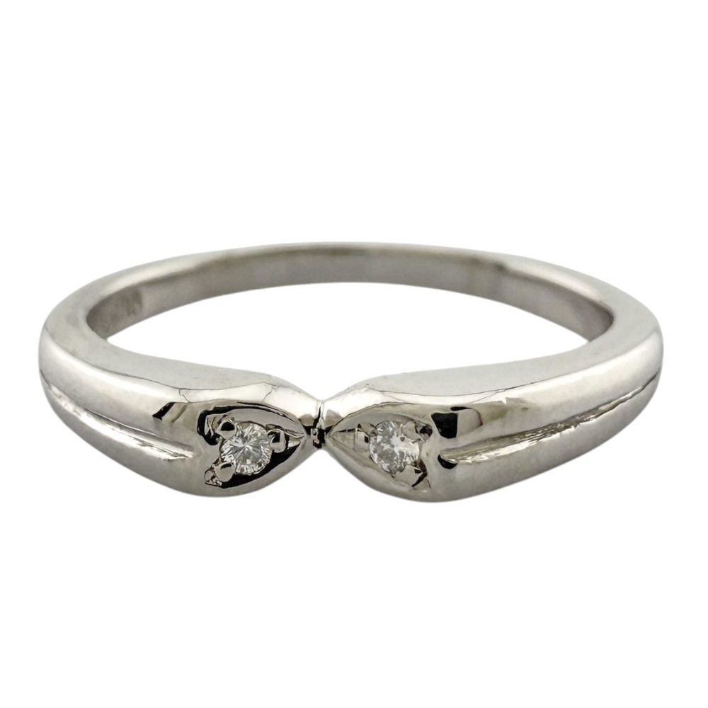 タサキ リング 指輪 8.5号 Pt900プラチナ ダイヤモンド TASAKI 中古 美品