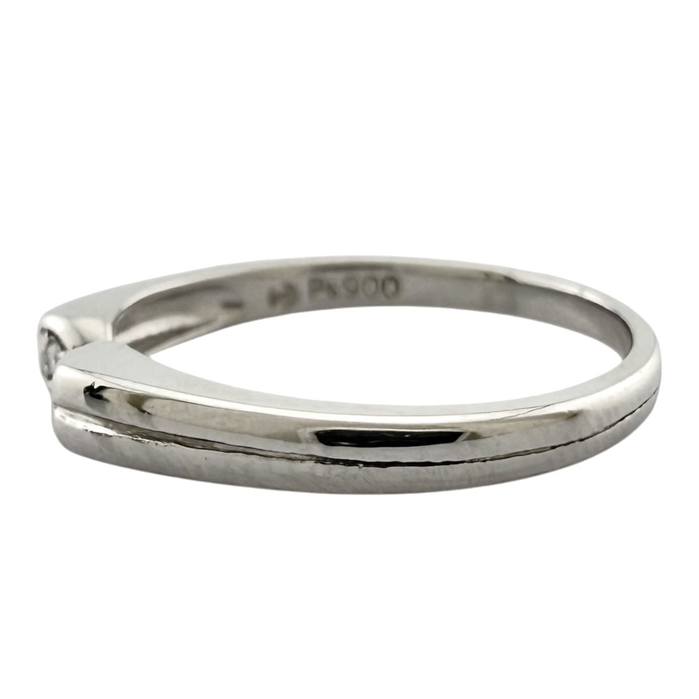 タサキ リング 指輪 8.5号 Pt900プラチナ ダイヤモンド TASAKI 中古 美品