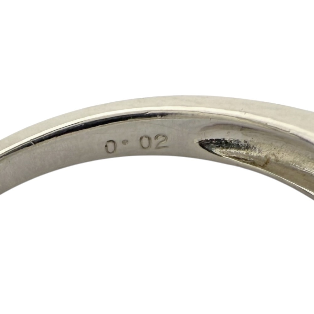 タサキ リング 指輪 8.5号 Pt900プラチナ ダイヤモンド TASAKI 中古 美品