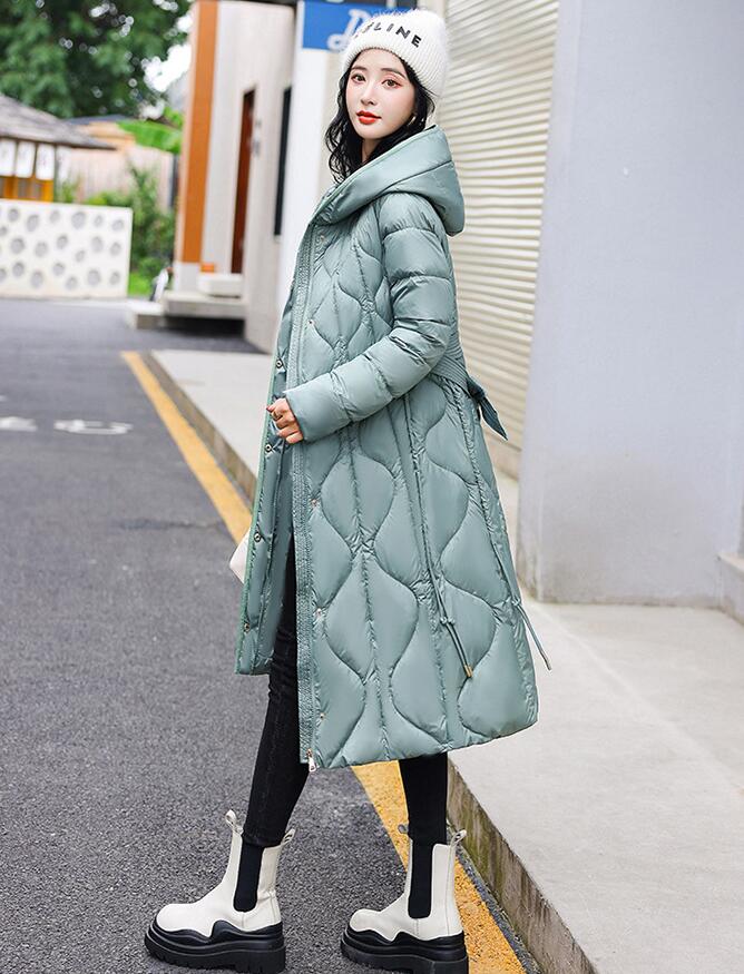 30代 厚手 ダウンコート ロング丈 20代 フード付き 秋冬 女性用 コート 中綿コート あったか 中綿ジャケット 防寒着 40代 通勤 韓国風 着痩せ 上品 OL シンプル 冬アウターブルゾン 防