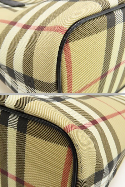 外超美品バーバリーロンドンヴィンテージヘイマーケットチェックミニトートバッグハンドバッグベージュブラック 外超美品バーバリーロンドンヴィンテージヘイマーケットチェックミニトートバッグハンドバッグベージュブラック