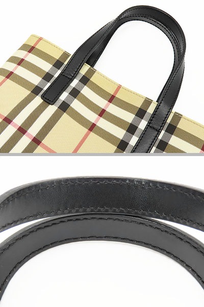 外超美品バーバリーロンドンヴィンテージヘイマーケットチェックミニトートバッグハンドバッグベージュブラック 外超美品バーバリーロンドンヴィンテージヘイマーケットチェックミニトートバッグハンドバッグベージュブラック
