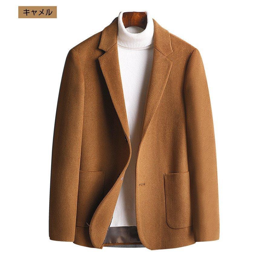 テーラードジャケットメンズウールコートブルゾン無地ウール2ボタンオフィススタイリッシュ テーラードジャケットメンズウールコートブルゾン無地ウール2ボタンオフィススタイリッシュ