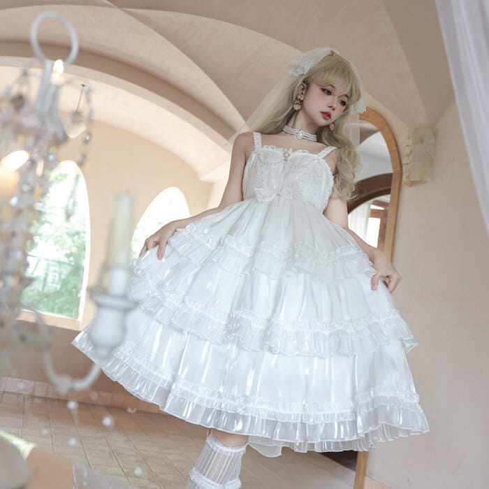 2025新入荷!【早割り】【急速出荷】ロリータ ワンピース ジャンパースカート ジャンスカ ドレス ゆめかわいい 光沢感 上品 リボン フリル ふんわり ゴスロリ 甘ロリ クラロリ 姫ロリ かわいい 2025新入荷!【早割り】【急速出荷】ロリータ ワンピース ジャンパースカート ジャンスカ ドレス ゆめかわいい 光沢感 上品 リボン フリル ふんわり ゴスロリ 甘ロリ クラロリ 姫ロリ かわいい