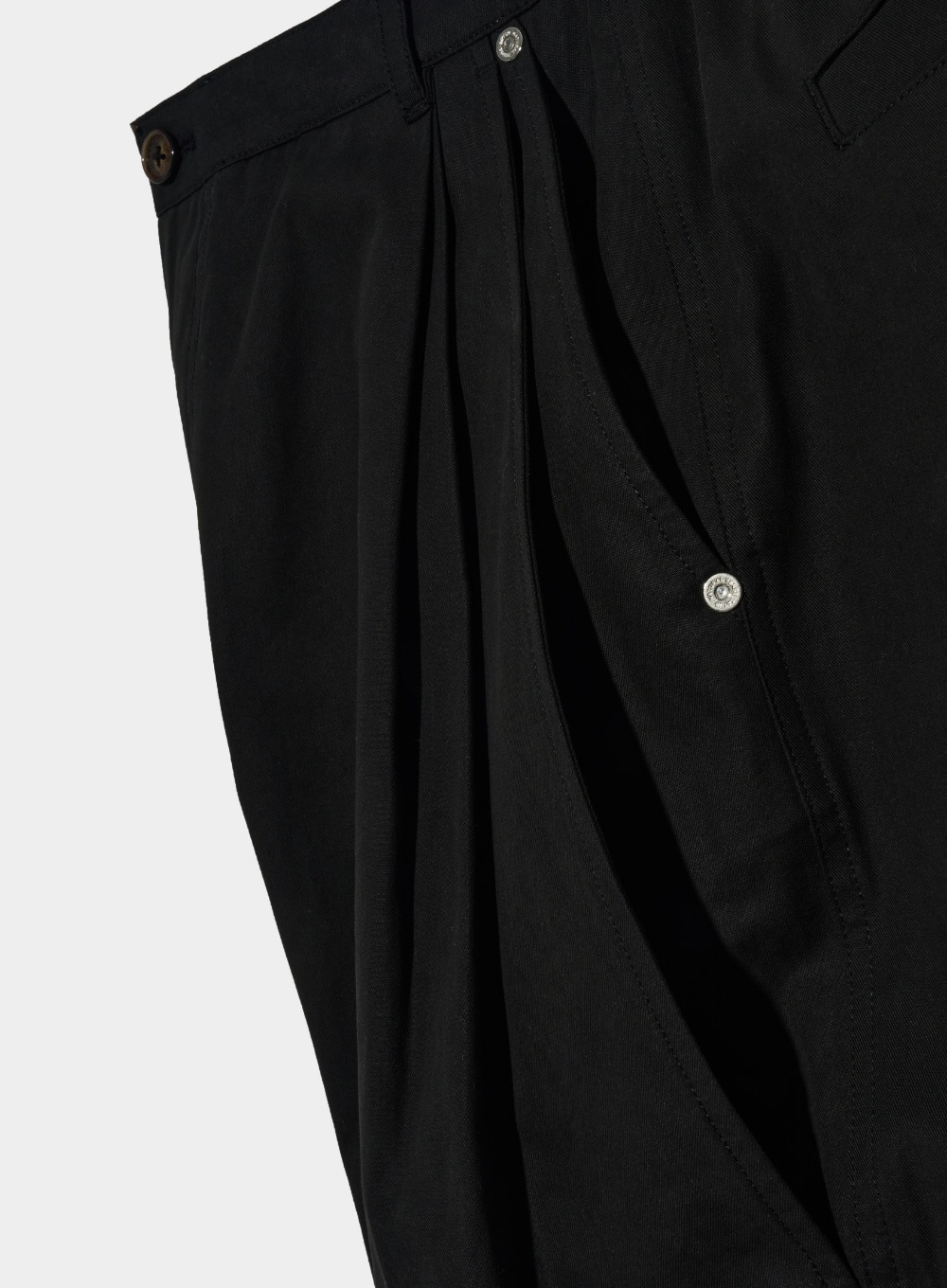 SATUR】 VINALES 2-TUCK WIDE CHINO PANTS : CLASSIC BLACK その他