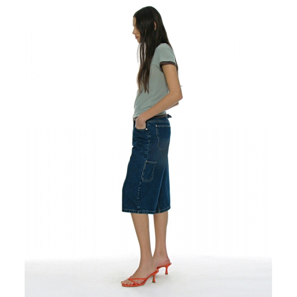 PARTIMENTO 女性用ソフトダブルレイヤーショートスリーブ Tシャツ_ダスティミント PARTIMENTO 女性用ソフトダブルレイヤーショートスリーブ Tシャツ_ダスティミント