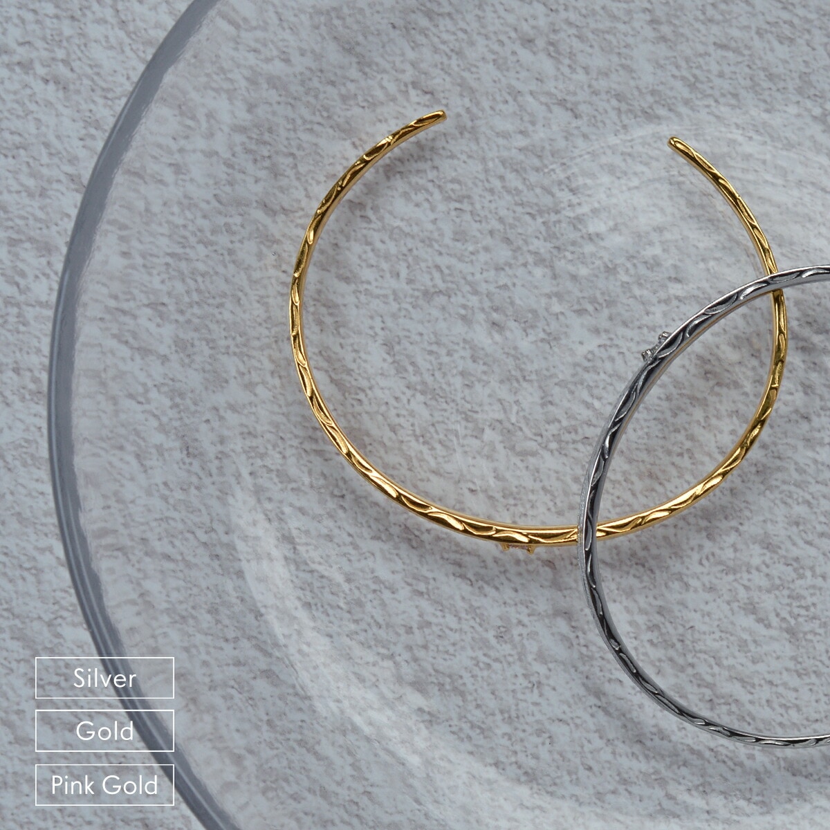 ハワイアンジュエリー バングル サージカルステンレス キュービックジルコニア 星 スクロール 波 ハワイアンジュエリー バングル サージカルステンレス キュービックジルコニア 星 スクロール 波