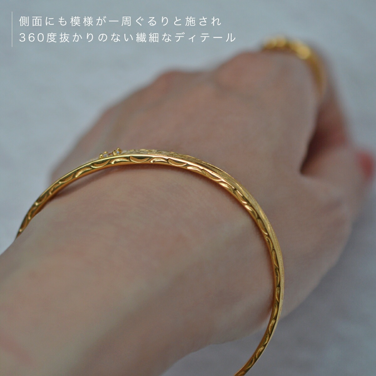 ハワイアンジュエリー バングル サージカルステンレス キュービックジルコニア 星 スクロール 波 ハワイアンジュエリー バングル サージカルステンレス キュービックジルコニア 星 スクロール 波