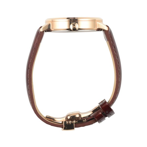 MANNINA（マンニーナ） 腕時計 MNN001-02 メンズ 正規輸入品 ブラウン（文字盤：シルバー）