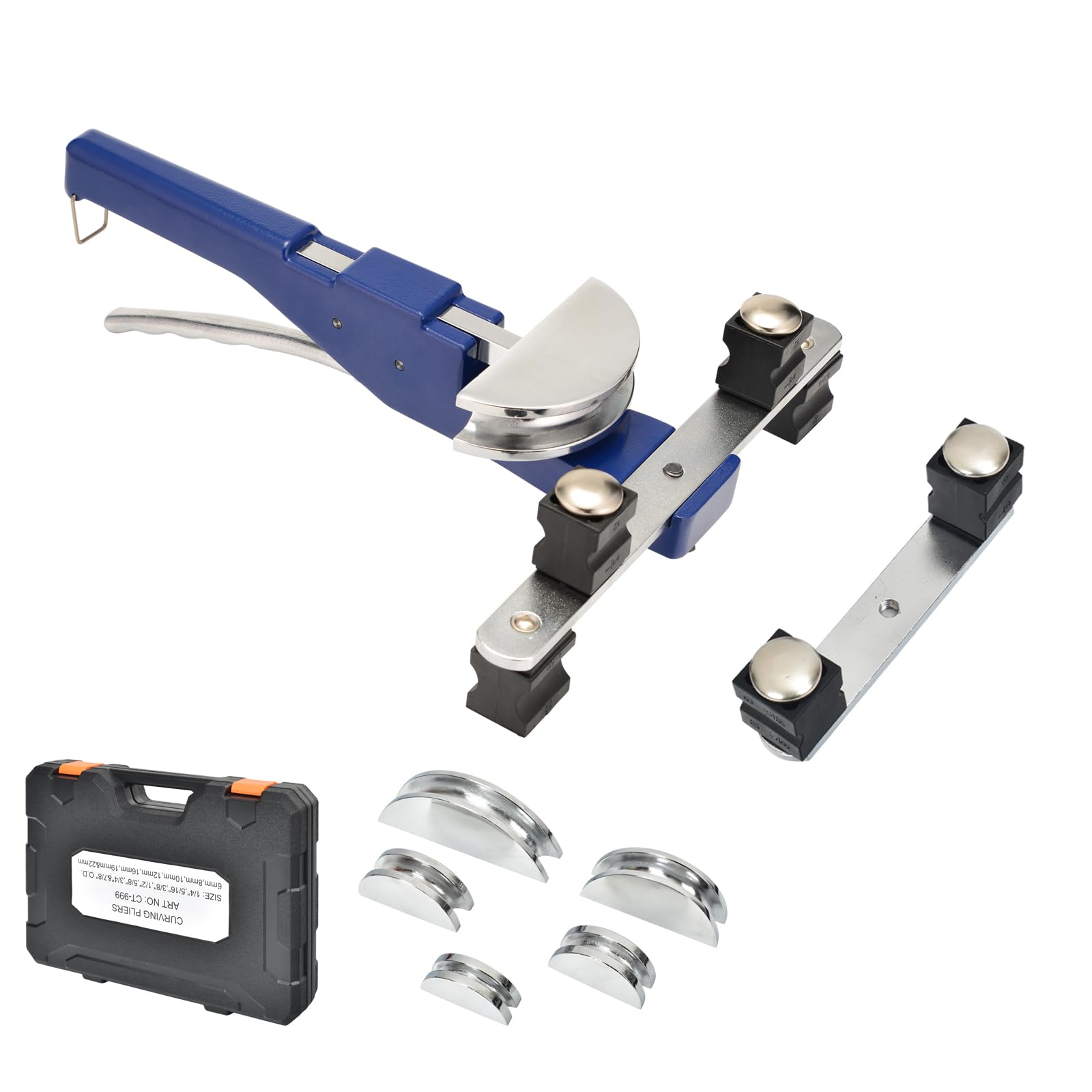 ラチェット式 パイプベンダー リバースアダプタ付 最大曲げ角度90適合鋼管サイズ6.35mm～19.05mm