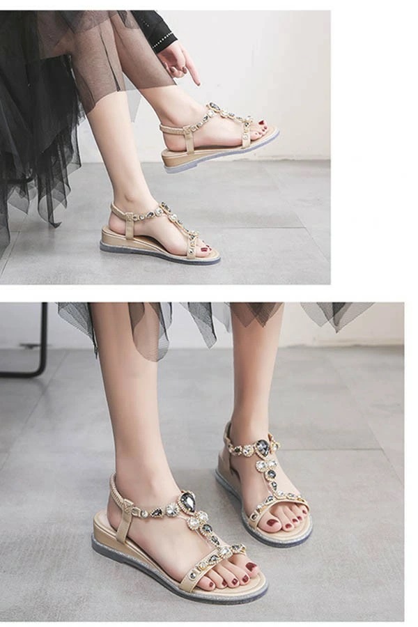 サンダル レディース ウェッジヒール 歩きやすい 美脚 上品 飾り付き ビジュー付き キラキラ フラットサンダル ビーチサンダル ストラップサンダル ローヒール 4.5cm 大きいサイズ 22.5cm サンダル レディース ウェッジヒール 歩きやすい 美脚 上品 飾り付き ビジュー付き キラキラ フラットサンダル ビーチサンダル ストラップサンダル ローヒール 4.5cm 大きいサイズ 22.5cm