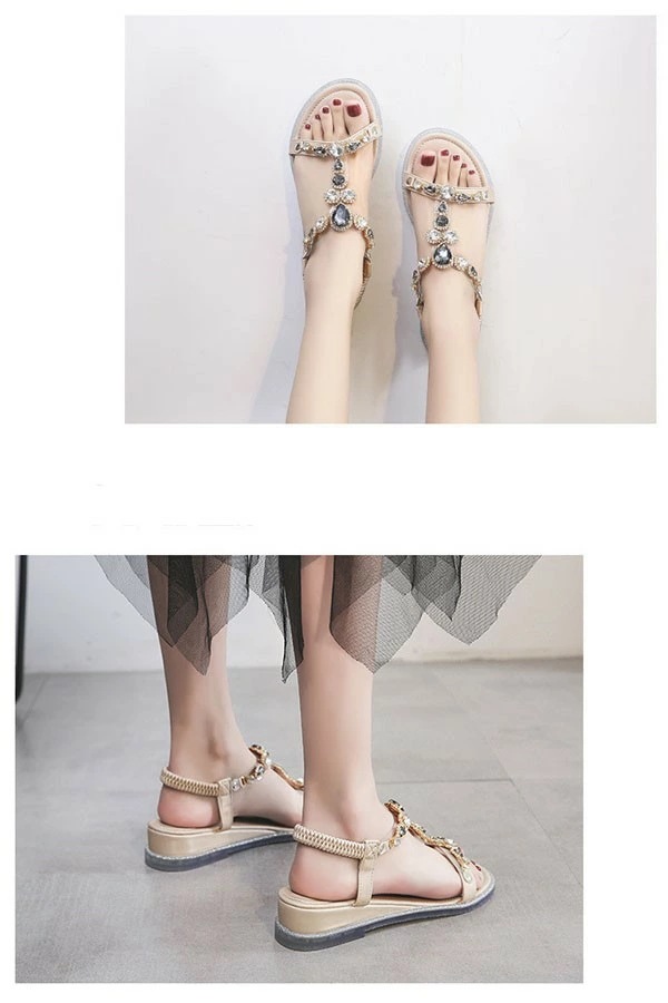 サンダル レディース ウェッジヒール 歩きやすい 美脚 上品 飾り付き ビジュー付き キラキラ フラットサンダル ビーチサンダル ストラップサンダル ローヒール 4.5cm 大きいサイズ 22.5cm サンダル レディース ウェッジヒール 歩きやすい 美脚 上品 飾り付き ビジュー付き キラキラ フラットサンダル ビーチサンダル ストラップサンダル ローヒール 4.5cm 大きいサイズ 22.5cm
