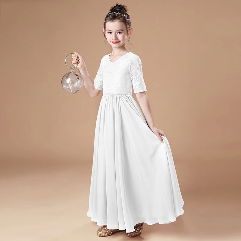 子服ワンピースキッズ女の子レースワンピース子ドレス韓国子服ジュニア結婚式カジュアルおしゃれ可愛い品