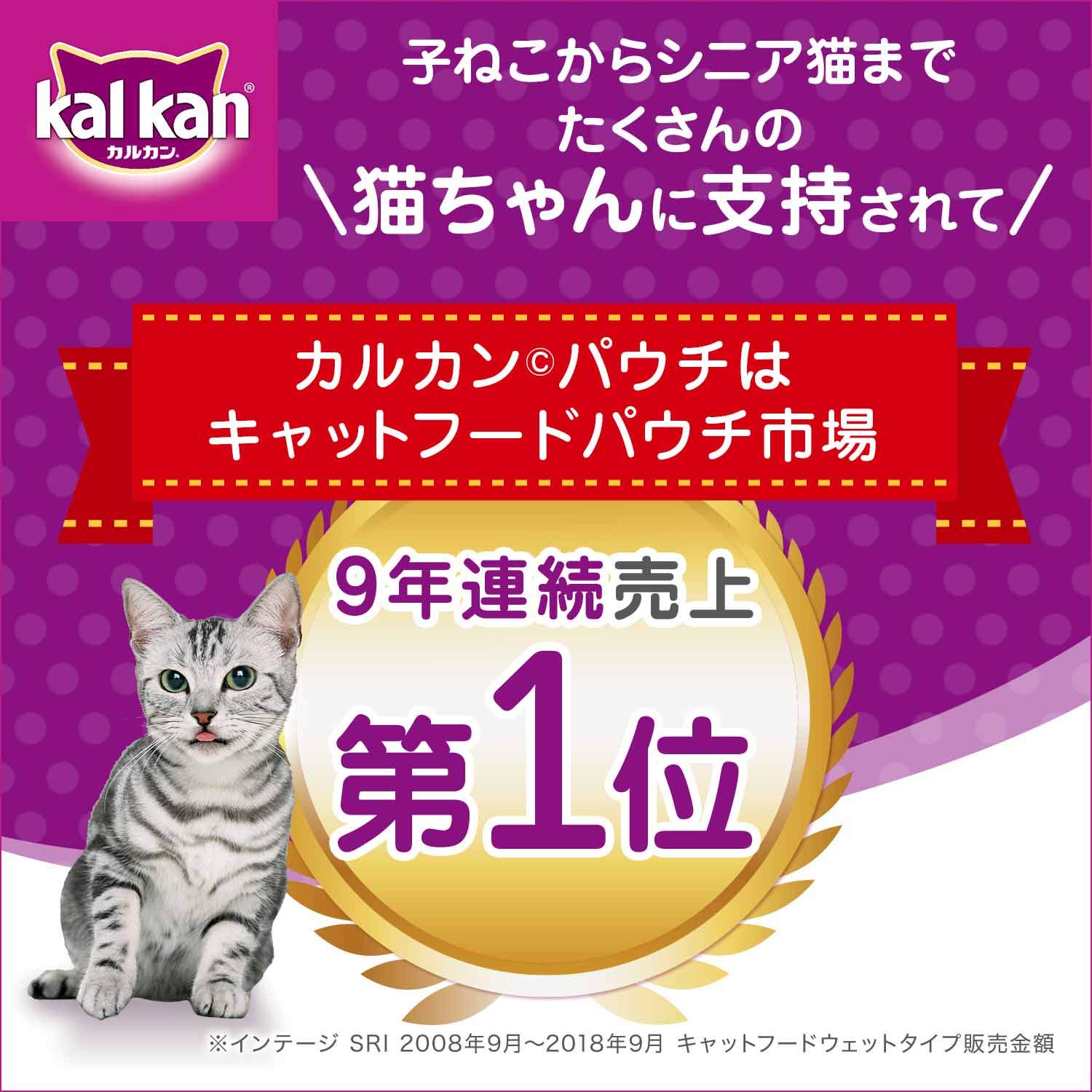 カルカン パウチ 15歳から 味わいチキン キャットフード チキン 高齢猫用 70g×160袋 (ケース販売)