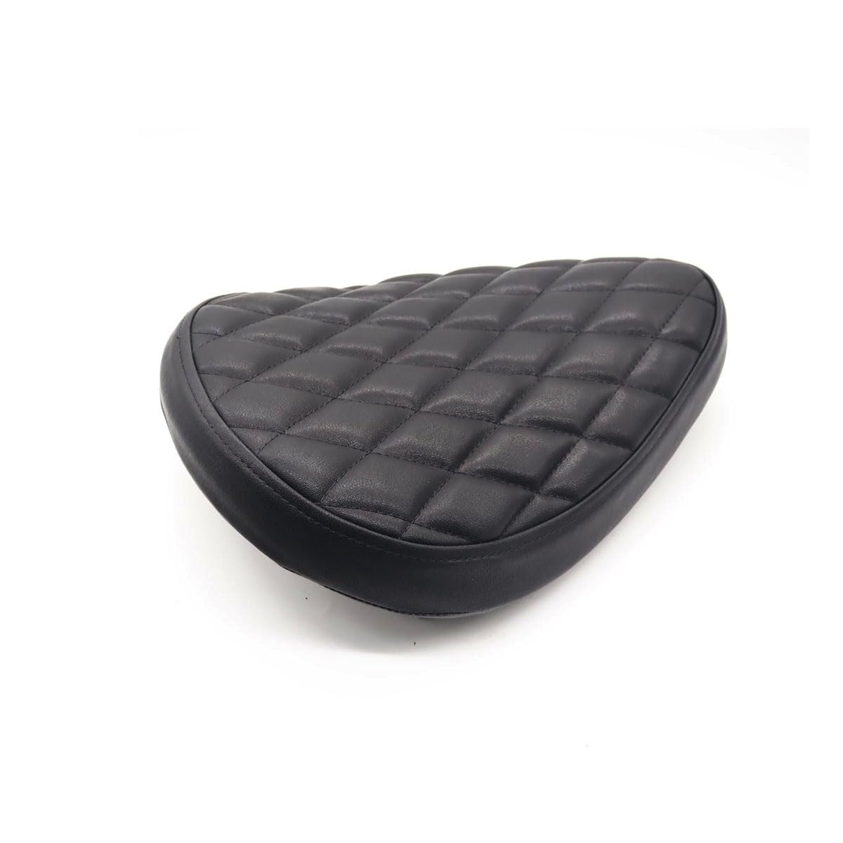 JPMODAO バイク シートカバー スポーツスターXL1200 883 48チョッパーボバーシートカスタム用スプリングブラケットキット付きリッチチョイスブラックレザーソロシート (ひし形) JPMODAO バイク シートカバー スポーツスターXL1200 883 48チョッパーボバーシートカスタム用スプリングブラケットキット付きリッチチョイスブラックレザーソロシート (ひし形)