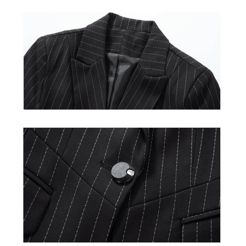 レディースファッション スーツセット パンツセット スカートセットストライプ 事務服 フォーマル 細身シルエット 制服OL 面接 ビジネス 入学式 卒業式 通勤