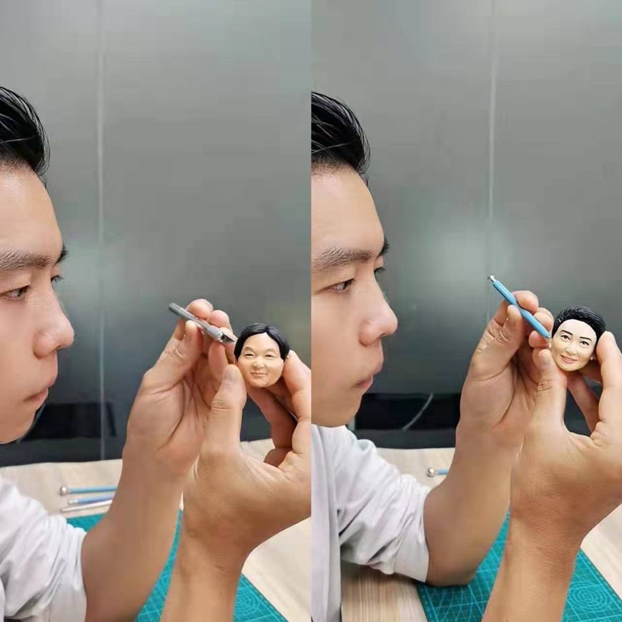 【オーダーメイド】3D肖像画 似顔絵 人形 フィギュア 結婚祝い 周年記念日 カップル 彼氏 彼女 夫婦 両親 贈呈品 記念品 【オーダーメイド】3D肖像画 似顔絵 人形 フィギュア 結婚祝い 周年記念日 カップル 彼氏 彼女 夫婦 両親 贈呈品 記念品