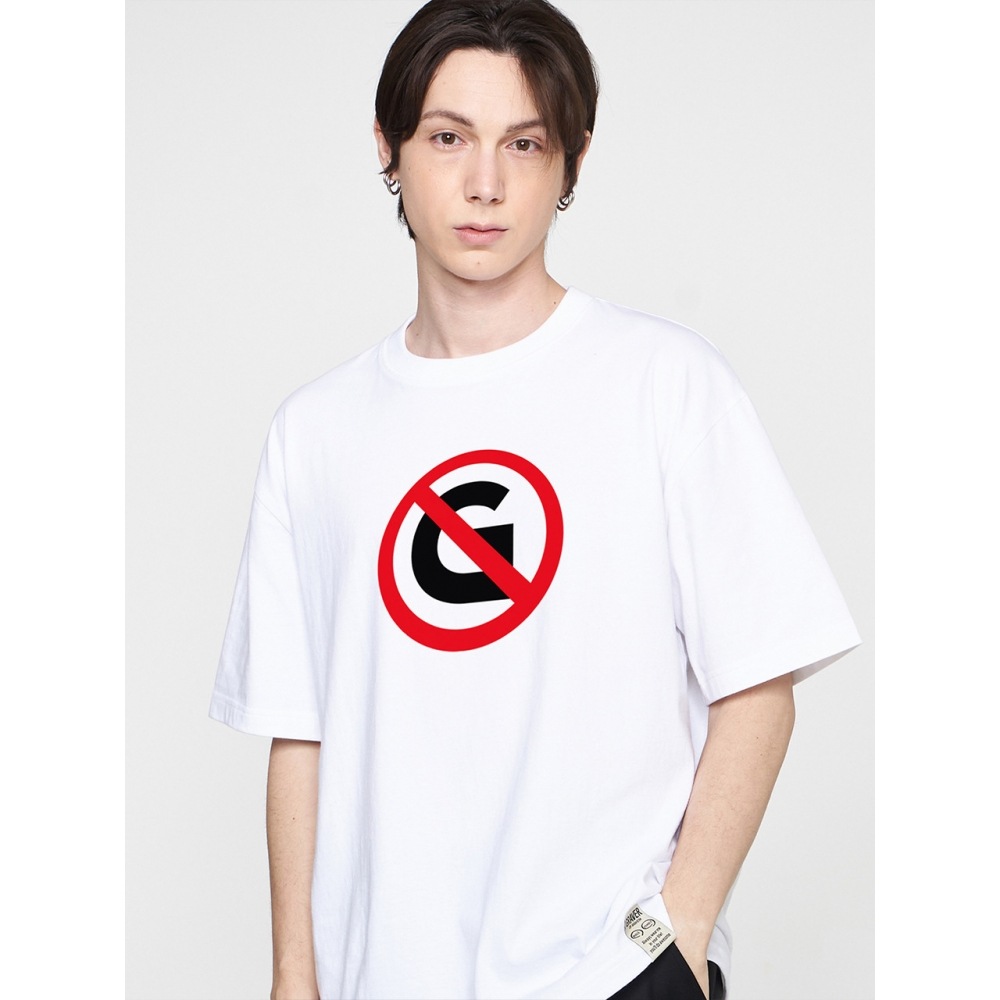 GRAVERサインボードロゴ半袖ホワイト