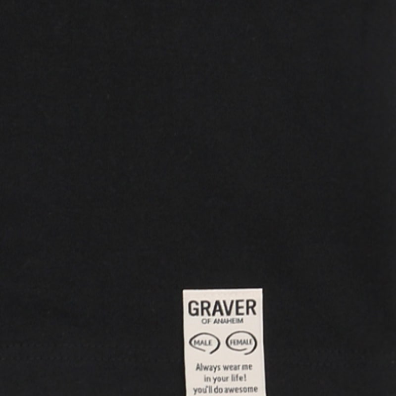GRAVERサインボードロゴ半袖ホワイト