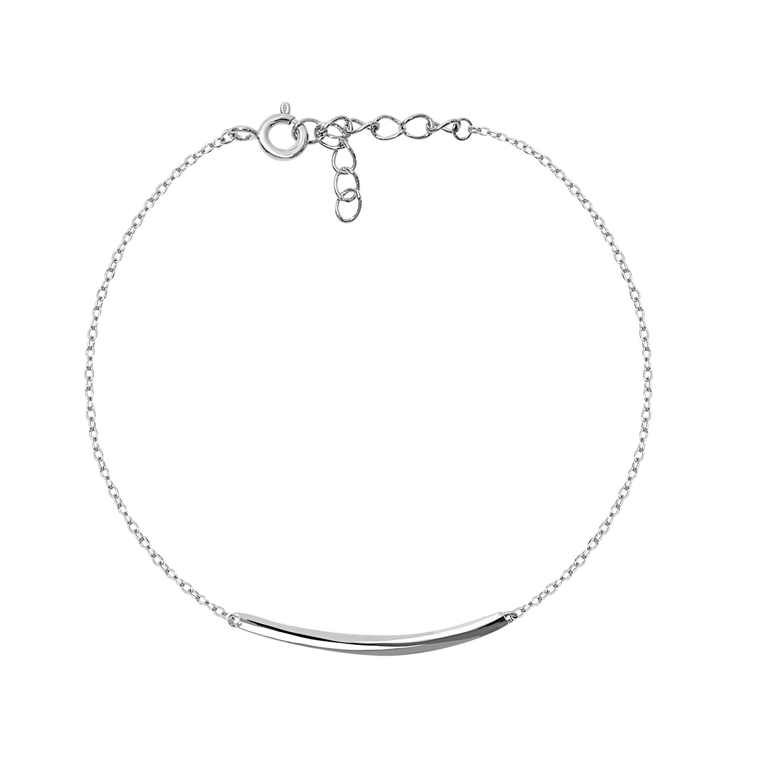 ブレスレット レディース リング ブランド シルバー シルバー925 バー デザイン b14005-w LSC