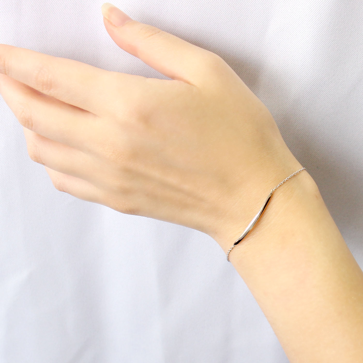 ブレスレット レディース リング ブランド シルバー シルバー925 バー デザイン b14005-w LSC