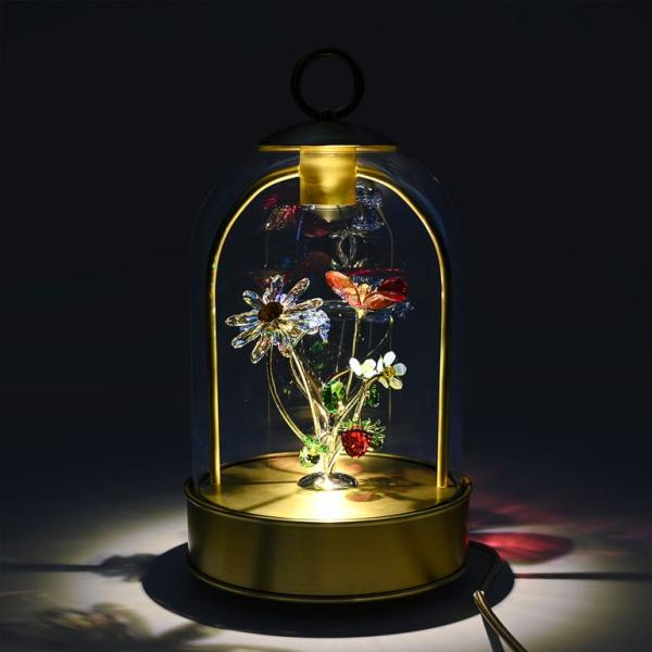 クリスタルフィギュア Garden Tales フローラルブーケ LED ランタン 5646021 インテリア オブジェ 置物 災害時 緊急時 使用可能 クリスタルフィギュア Garden Tales フローラルブーケ LED ランタン 5646021 インテリア オブジェ 置物 災害時 緊急時 使用可能