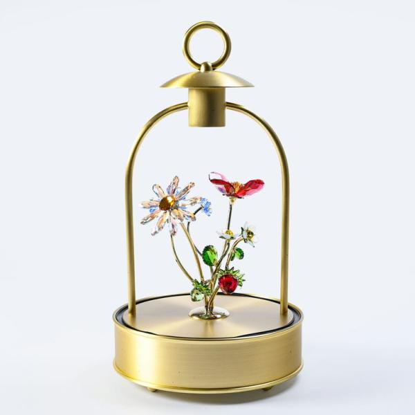 クリスタルフィギュア Garden Tales フローラルブーケ LED ランタン 5646021 インテリア オブジェ 置物 災害時 緊急時 使用可能 クリスタルフィギュア Garden Tales フローラルブーケ LED ランタン 5646021 インテリア オブジェ 置物 災害時 緊急時 使用可能