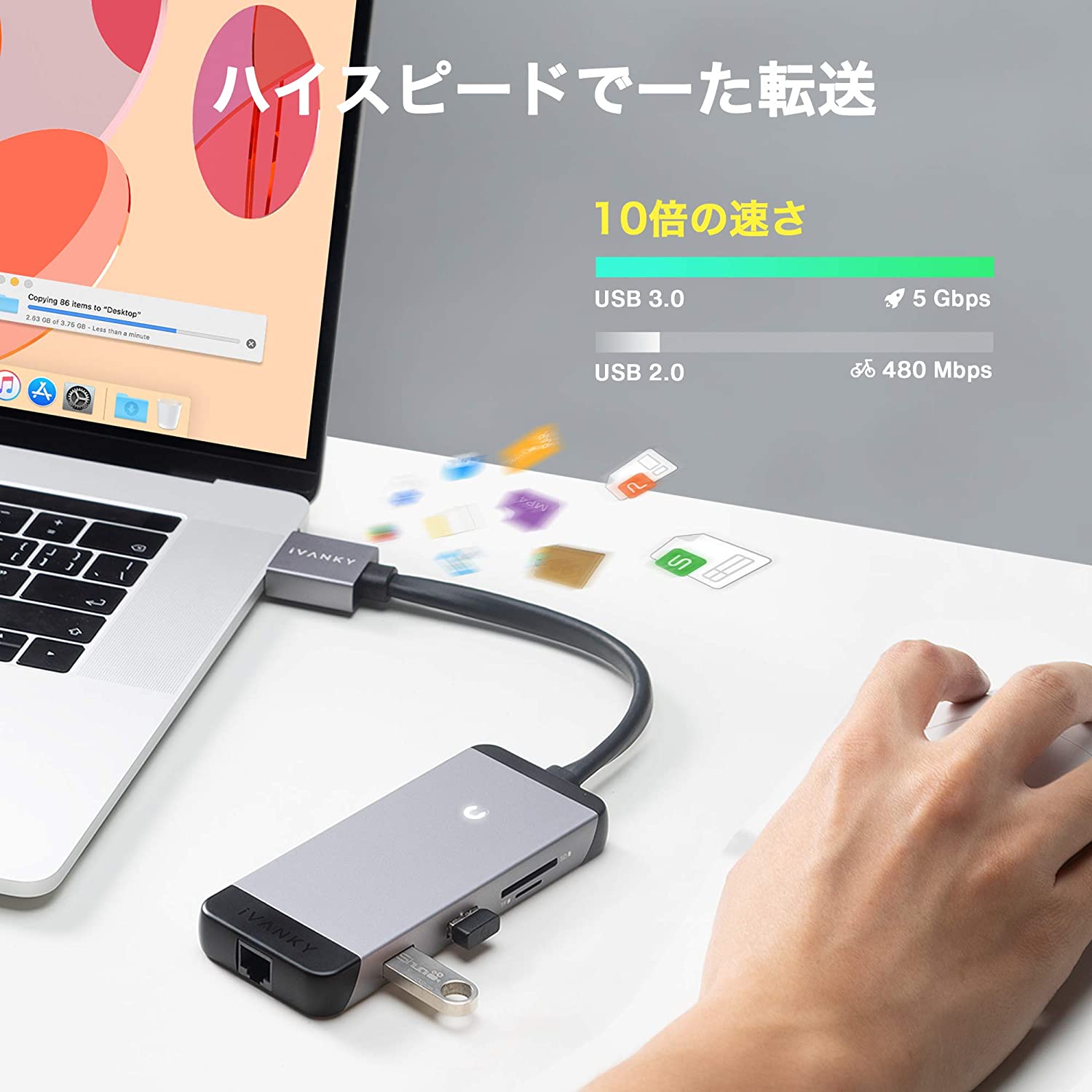 【本日限定価格】 iVANKY デバイス対応 c type などusb Matebook Huawe