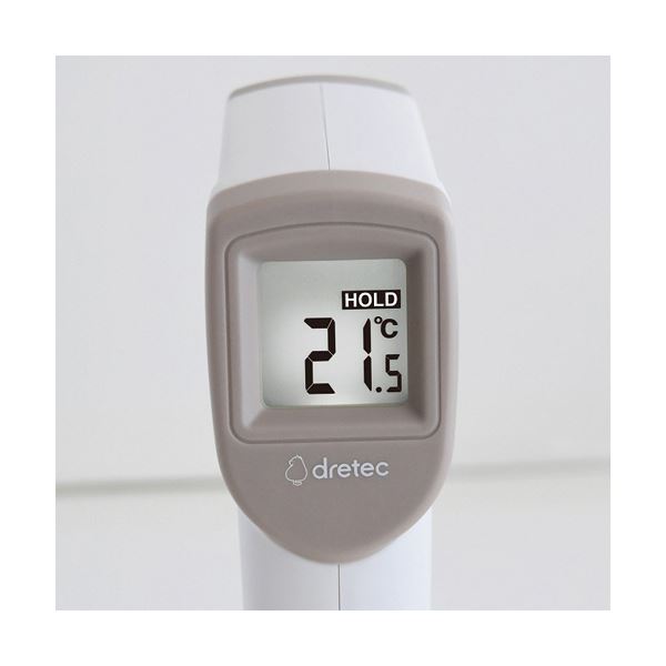 サッとはかれる温度計 ホワイト O-604WT 1個