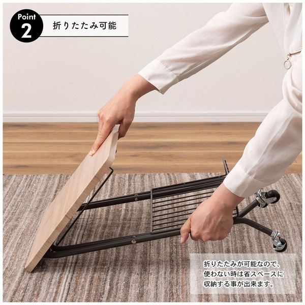 フォールディングサイドテーブル 折りたたみ式テーブル テーブル フォールディング キャスター付き 収納 飾り棚 移動 転がる おしゃれ 木目調 スチール 高さ47cm キッチン 作業デスク シンプル フォールディングサイドテーブル 折りたたみ式テーブル テーブル フォールディング キャスター付き 収納 飾り棚 移動 転がる おしゃれ 木目調 スチール 高さ47cm キッチン 作業デスク シンプル