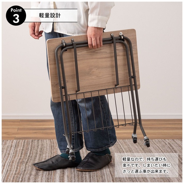 フォールディングサイドテーブル 折りたたみ式テーブル テーブル フォールディング キャスター付き 収納 飾り棚 移動 転がる おしゃれ 木目調 スチール 高さ47cm キッチン 作業デスク シンプル フォールディングサイドテーブル 折りたたみ式テーブル テーブル フォールディング キャスター付き 収納 飾り棚 移動 転がる おしゃれ 木目調 スチール 高さ47cm キッチン 作業デスク シンプル