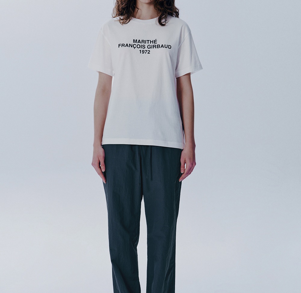 [TXT スビン着用］LETTERING LOGO OVERSIZED TEE white