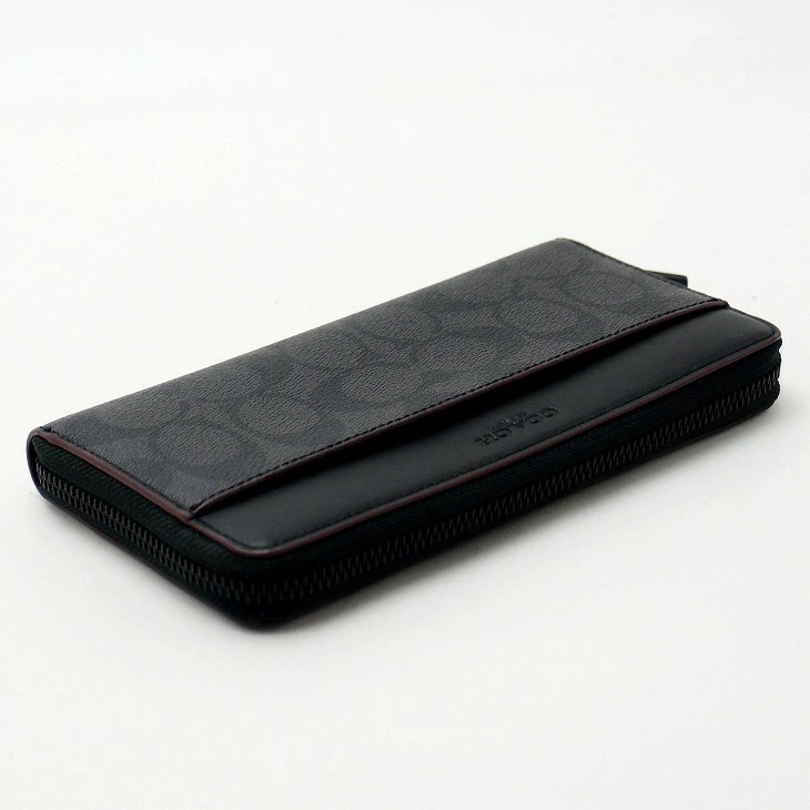 財布 メンズ 長財布 ラウンドファスナー シグネチャー 25517N3A
