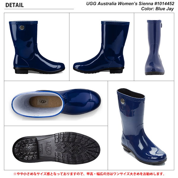 日本未発売商品！UGG アグ オーストラリア レインブーツ 長靴 シエナ SIENNA Rubber Rain Boots 1014452 ラバー  ブーツ レディース