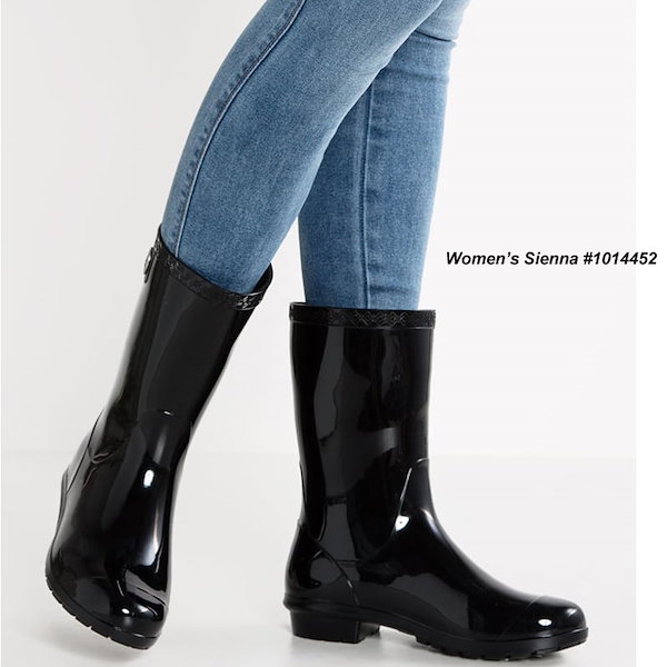 日本未発売商品！UGG アグ オーストラリア レインブーツ 長靴 シエナ SIENNA Rubber Rain Boots 1014452 ラバー  ブーツ レディース