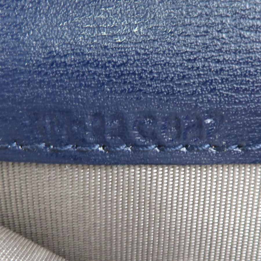 サルヴァトーレフェラガモ Salvatore Ferragamo 長財布 ガンチーニ レザー ネイビー レディース 56102a