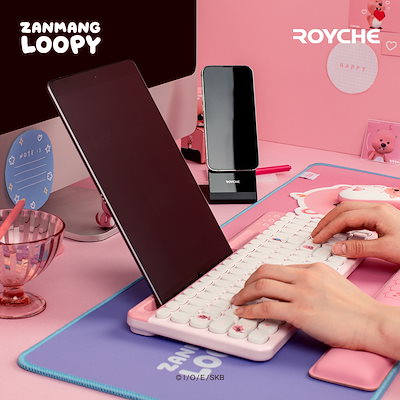 韓国限定 ルーピー ワイヤレスキーボード ZANMANGLOOPY 5061517462.jpg