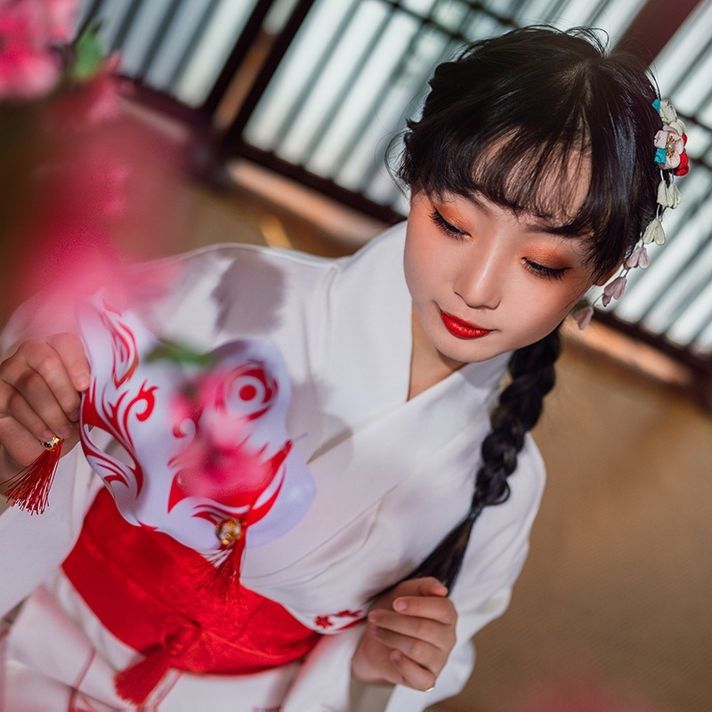 改良和日韓コートソフト妹デジタルプリント着物女性日本式個人写真撮影ダンス 改良和日韓コートソフト妹デジタルプリント着物女性日本式個人写真撮影ダンス