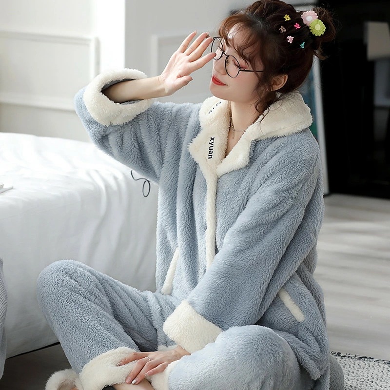 【本日限定】ルームウェア パジャマ 裏起毛 冬 モコモコ 前開き ふわふわ もこもこパジャマ 厚手 冬 部屋着 長袖 長ズボン あったか レディース 上下セット 【本日限定】ルームウェア パジャマ 裏起毛 冬 モコモコ 前開き ふわふわ もこもこパジャマ 厚手 冬 部屋着 長袖 長ズボン あったか レディース 上下セット