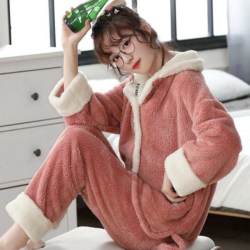 【本日限定】ルームウェア パジャマ 裏起毛 冬 モコモコ 前開き ふわふわ もこもこパジャマ 厚手 冬 部屋着 長袖 長ズボン あったか レディース 上下セット 【本日限定】ルームウェア パジャマ 裏起毛 冬 モコモコ 前開き ふわふわ もこもこパジャマ 厚手 冬 部屋着 長袖 長ズボン あったか レディース 上下セット