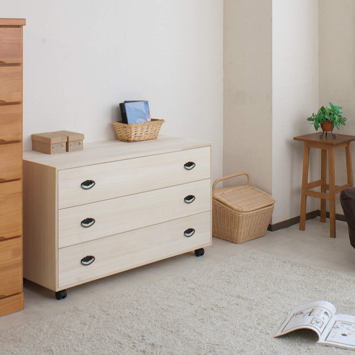 桐タンス 幅99.5cm 3段 総桐 日本製 キャスター付 桐チェスト 桐たんす タンス たんす 箪笥 桐箪笥 着物収納 完成品 和箪笥 桐 チェスト 桐衣装ケース 桐衣装箱 国産 着物