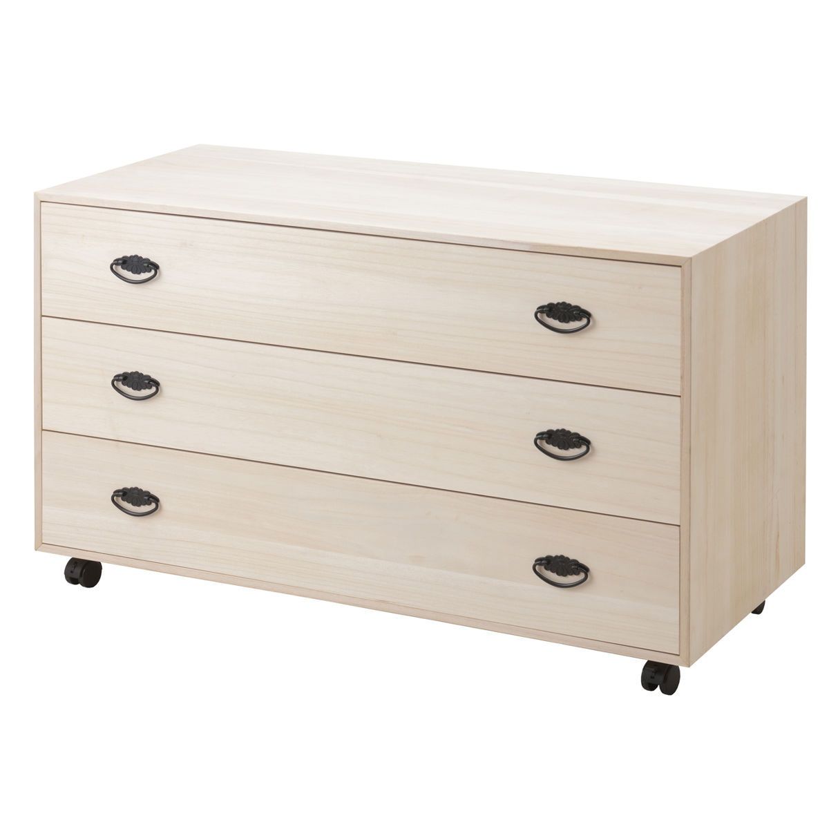 桐タンス 幅99.5cm 3段 総桐 日本製 キャスター付 桐チェスト 桐たんす タンス たんす 箪笥 桐箪笥 着物収納 完成品 和箪笥 桐 チェスト 桐衣装ケース 桐衣装箱 国産 着物