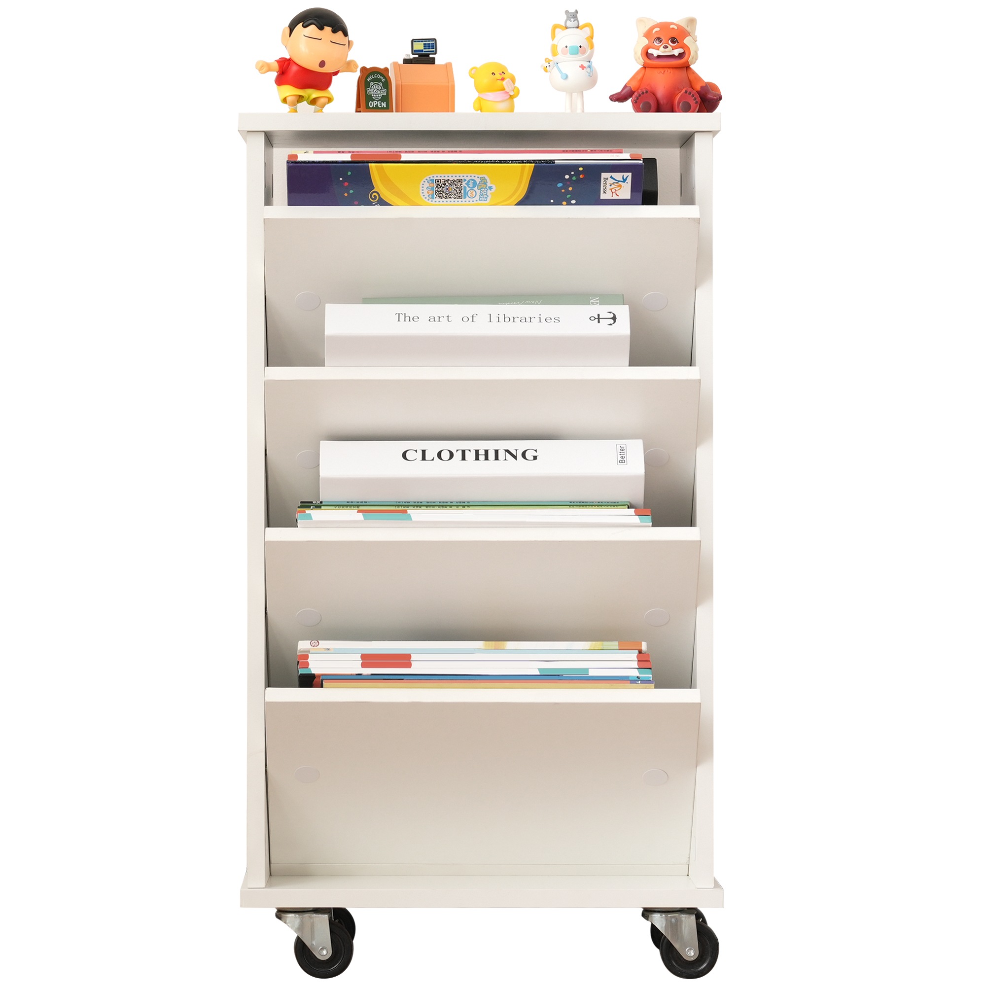 【国内へ発送&送·料·無·料】本棚 4段 スリム 大容量 絵本棚 木製 デスク収納 アクリル 360回転ラック 収納ラック 絵本ラック コミックラック 漫画収納 雑誌 教科書 が ディスプレイ書棚 【国内へ発送&送·料·無·料】本棚 4段 スリム 大容量 絵本棚 木製 デスク収納 アクリル 360回転ラック 収納ラック 絵本ラック コミックラック 漫画収納 雑誌 教科書 が ディスプレイ書棚