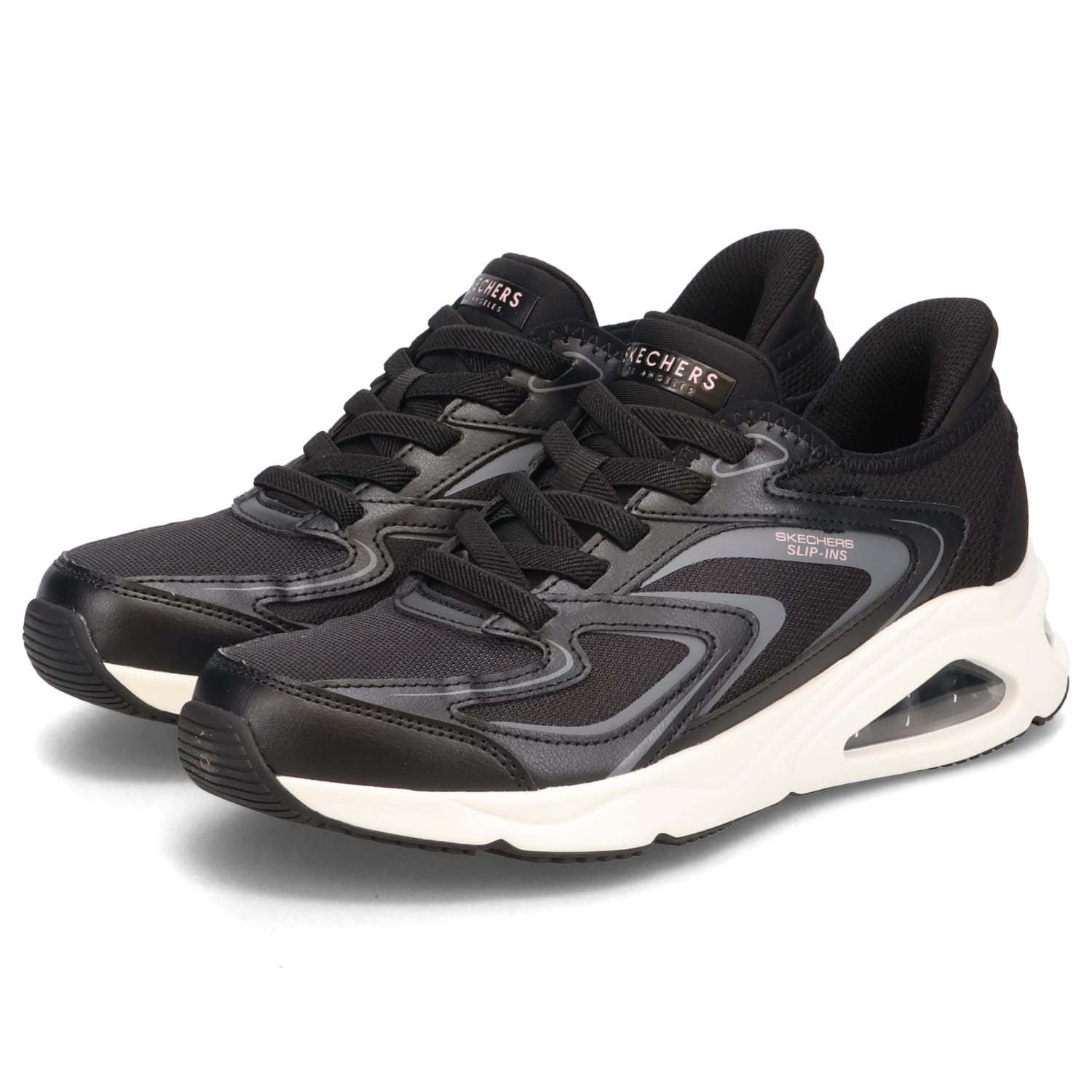 スリップインズ トレスエア ウノ イージーグライド スニーカー レディース ブラック 黒 177408 スリップインズ トレスエア ウノ イージーグライド スニーカー レディース ブラック 黒 177408